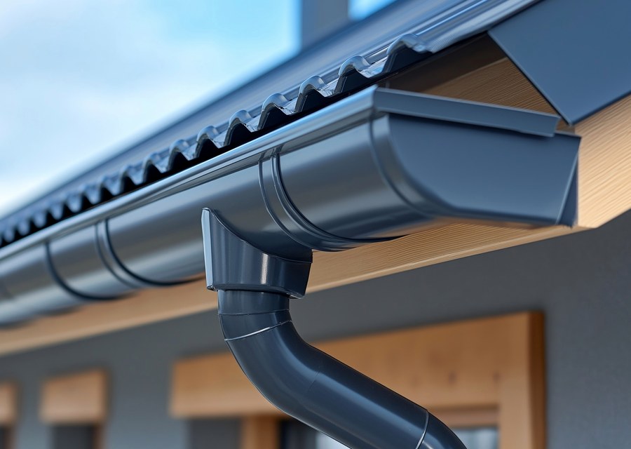 Seamless gutter and downspout work — Chichester, NH