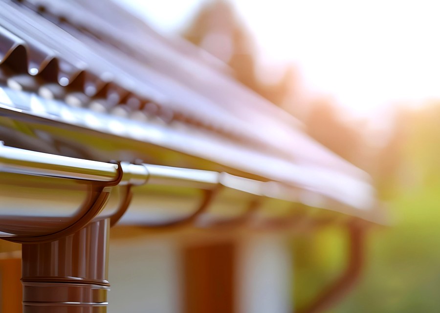 Gutter system detail — Dolgeville, NY