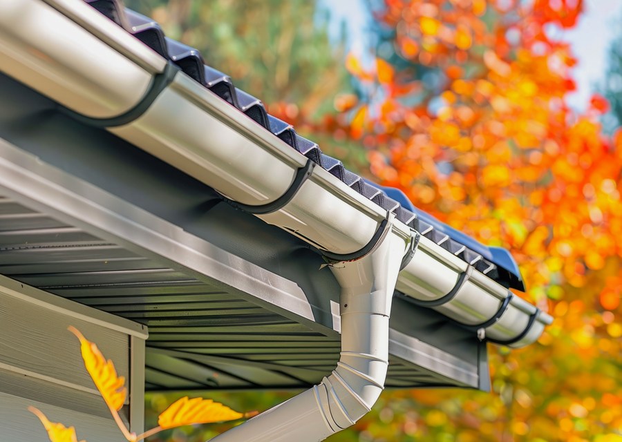 Gutter system detail — North Collins, NY