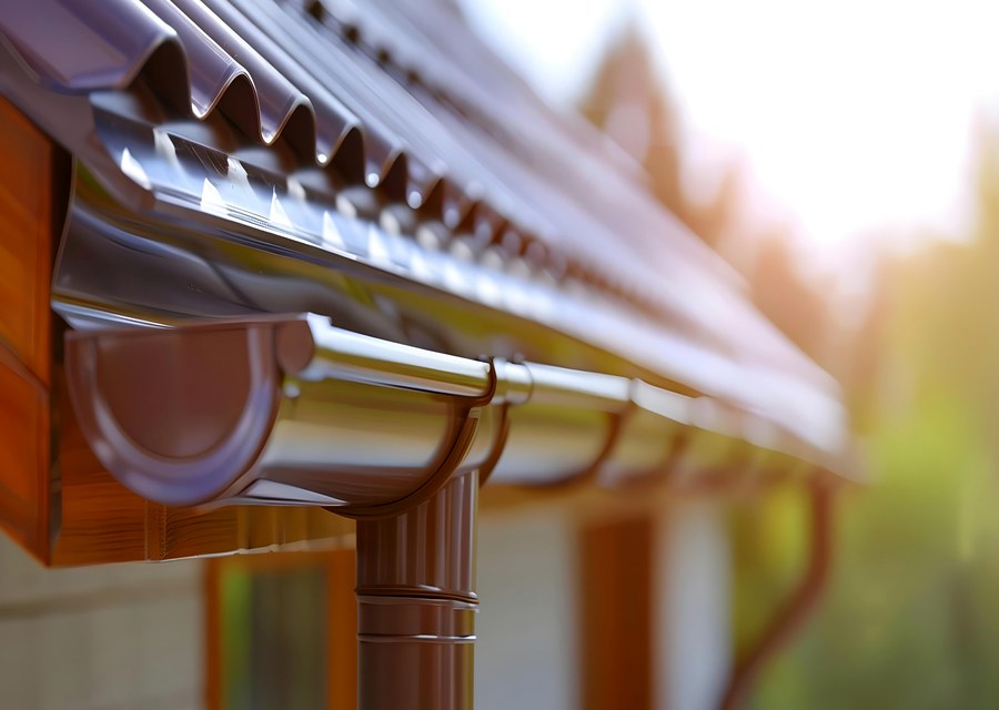 Seamless gutter and downspout work — Gorham, NH
