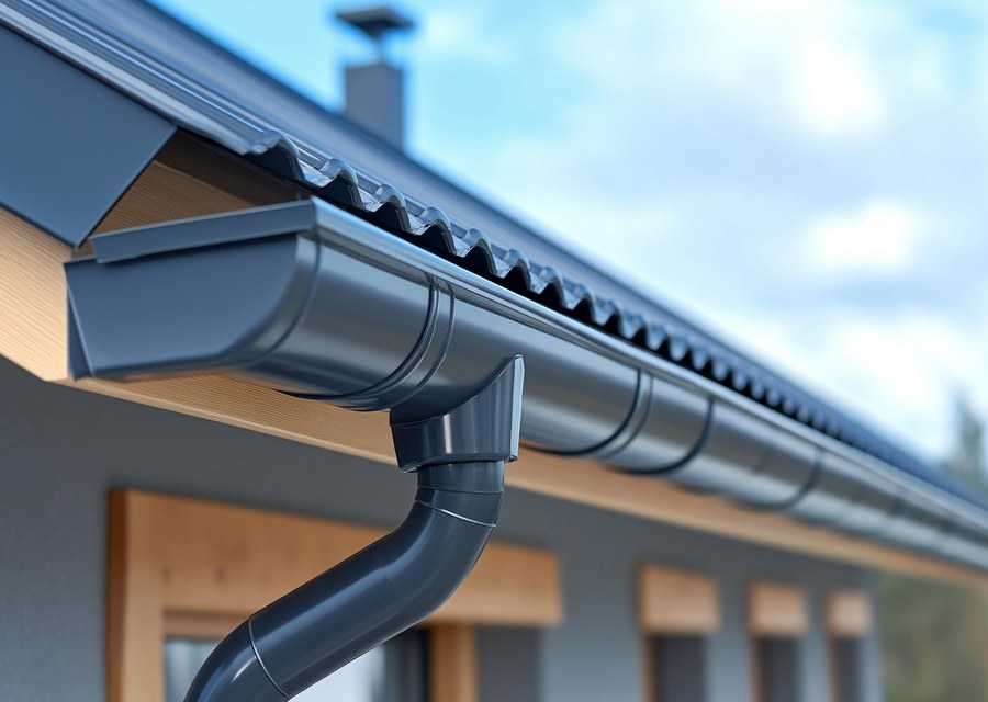 Gutter system detail — Gorham, NH