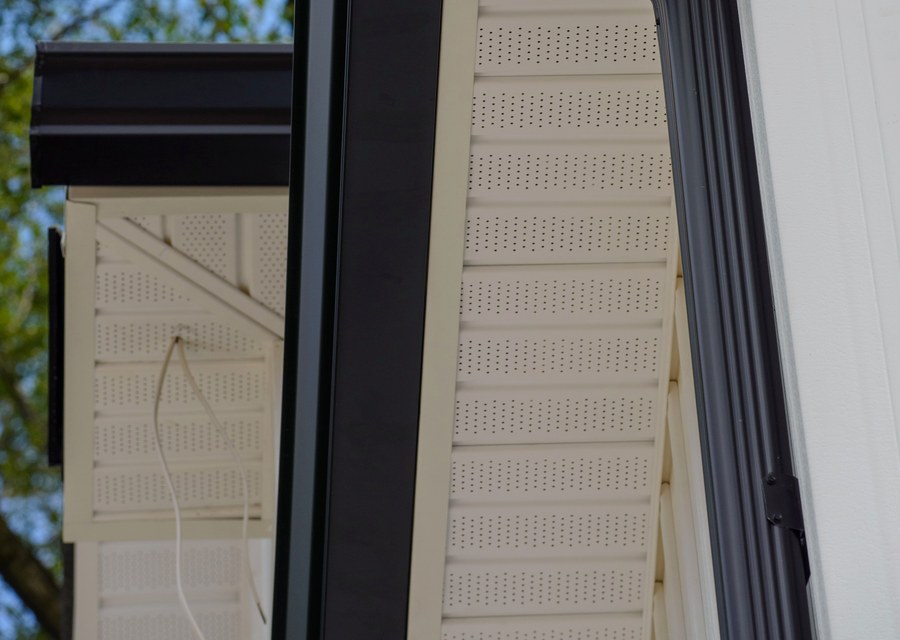Gutter system detail — Norwood, NY