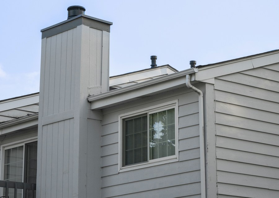 Gutter system detail — Wentworth, NH
