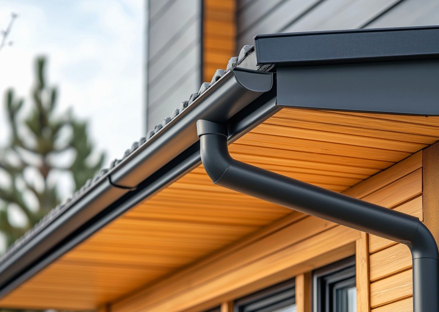 Gutter system detail — Virgil, NY