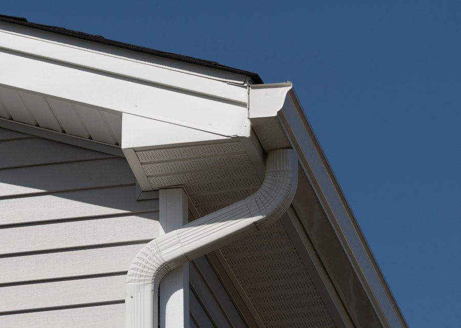 Gutter installation work — Brownington, VT