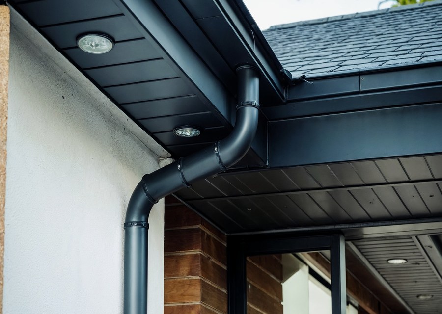 Gutter system detail — Warner, NH