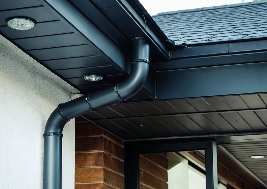 Gutter system detail — Annsville, NY