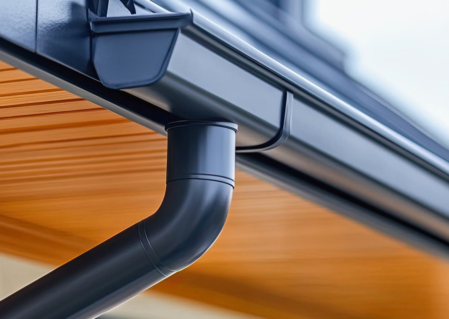 Gutter system detail — Avon, NY
