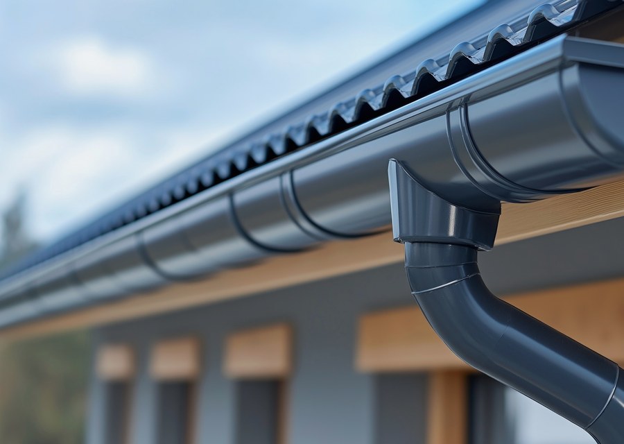 Seamless gutter and downspout work — Claremont, NH