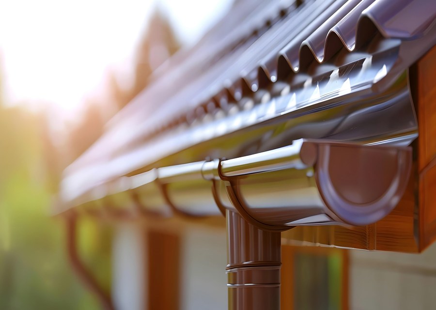 Gutter system detail — Williston, VT