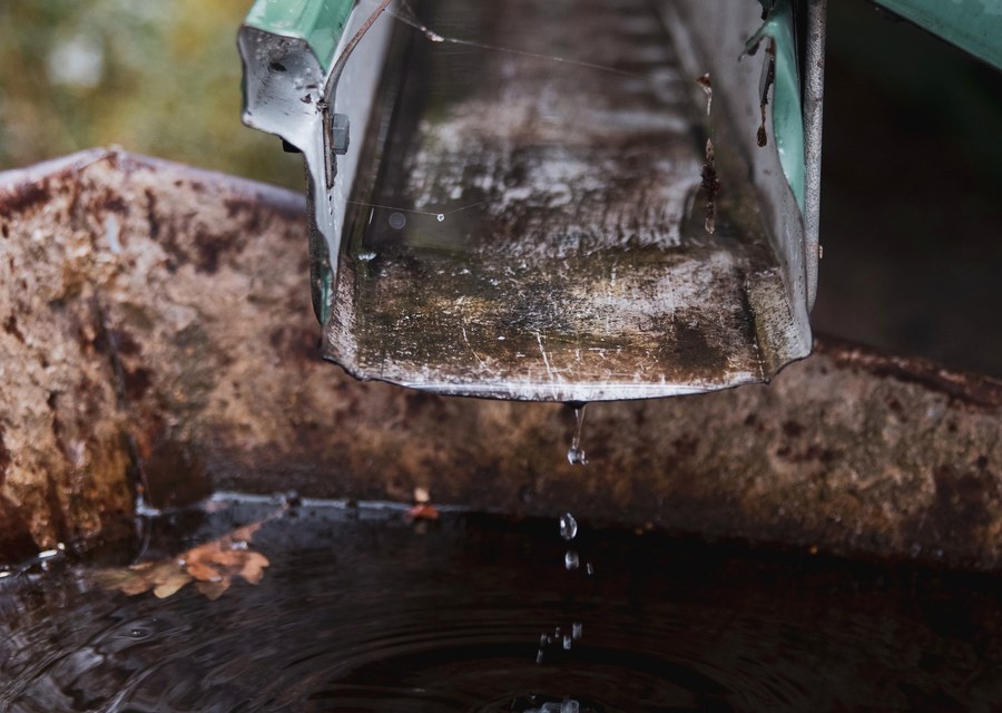 Gutter system detail — Alton, NH