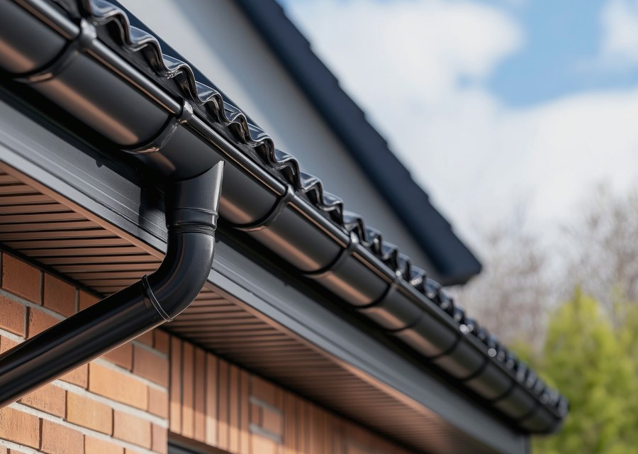 Gutter system detail — Sardinia, NY