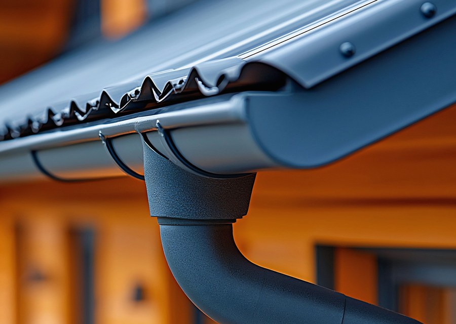 Gutter system detail — Seneca Falls, NY