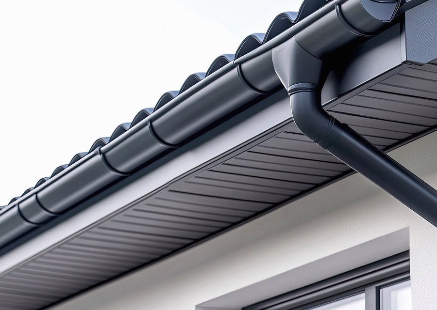 Gutter installation work — Lyme, NH