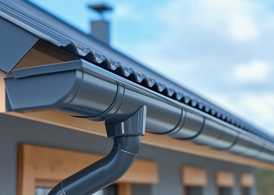 Gutter system detail — Lyme, NH