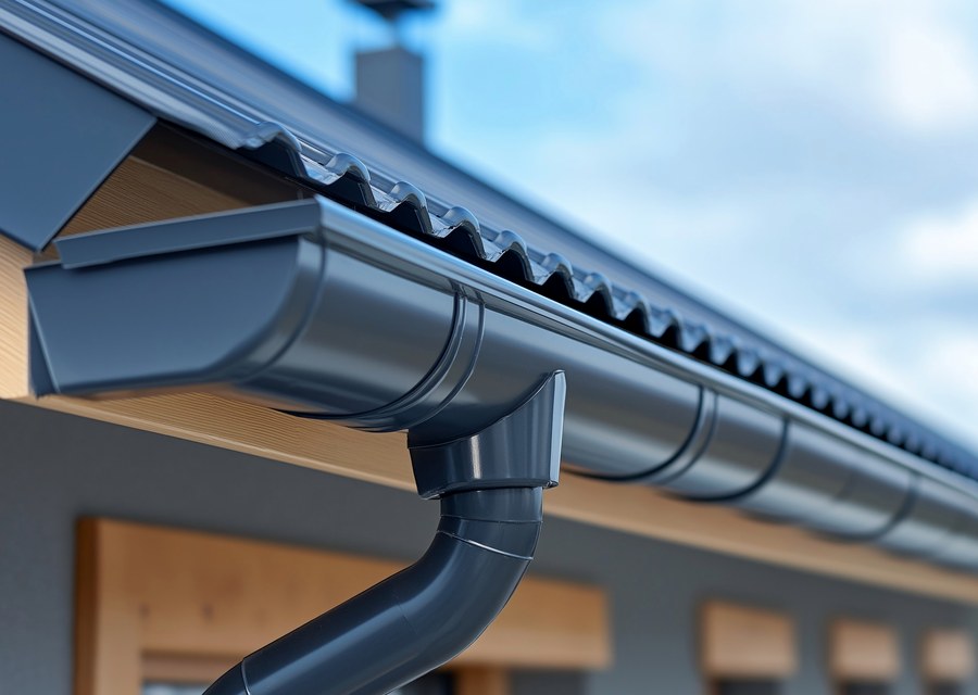 Gutter system detail — Hammond, NY