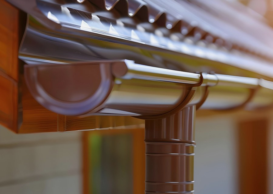 Gutter system detail — Conklin, NY