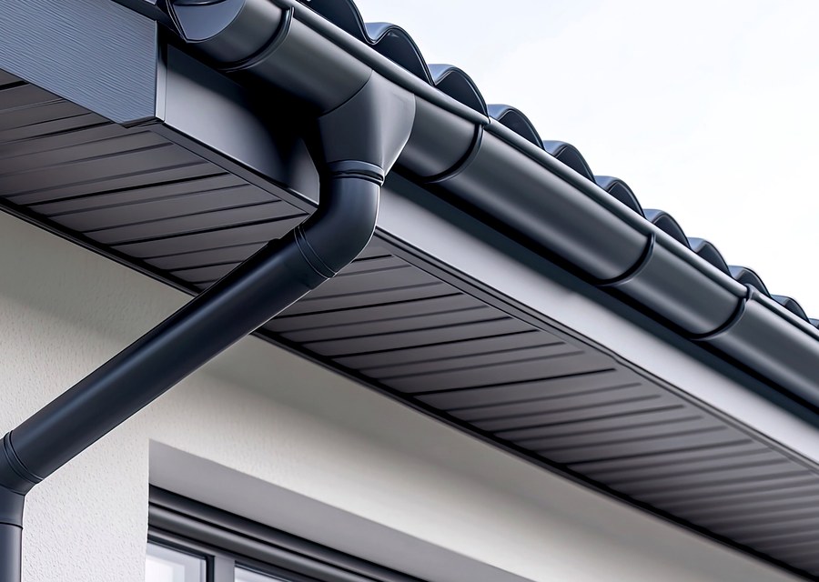 Gutter system detail — Durham, NH