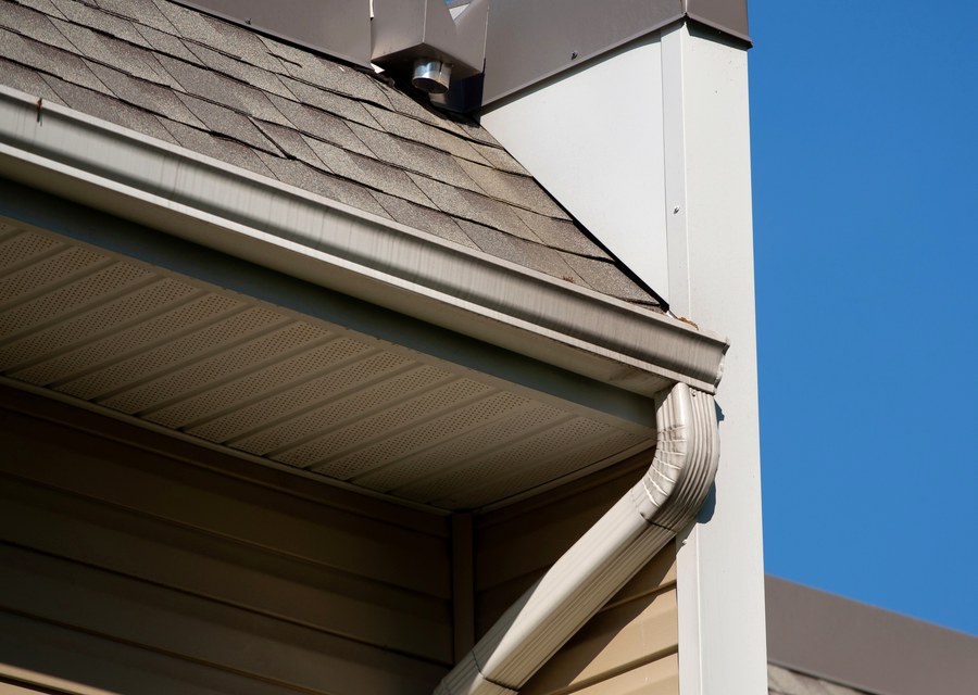 Gutter system detail — Holyoke, MA