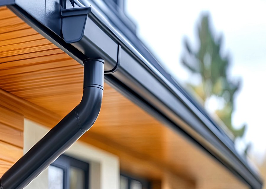 Gutter system detail — Royalton, NY