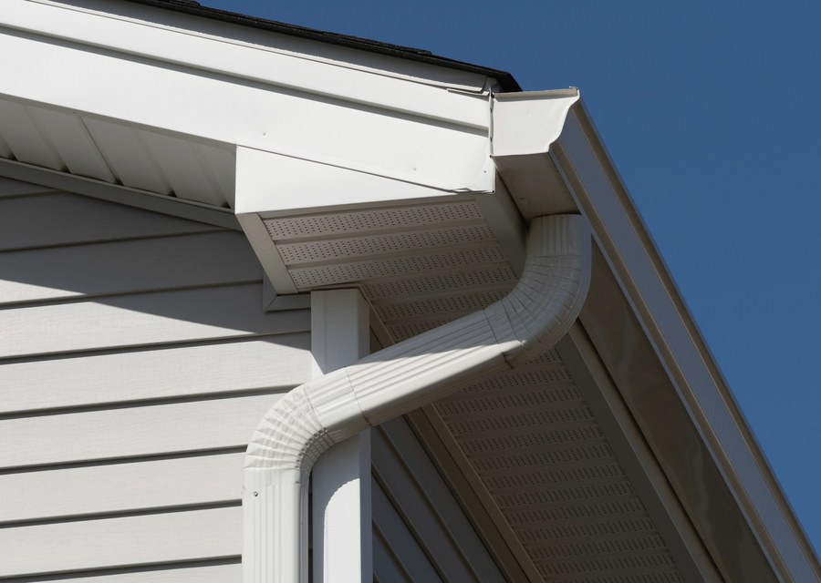 Gutter system detail — Sherburne, NY