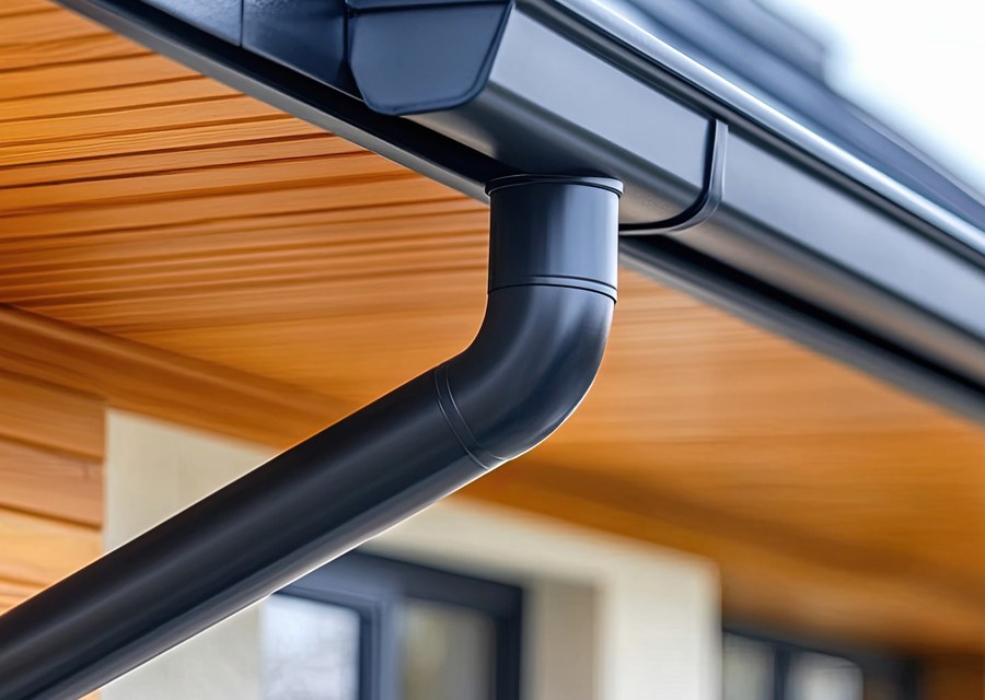 Gutter system detail — Brattleboro, VT