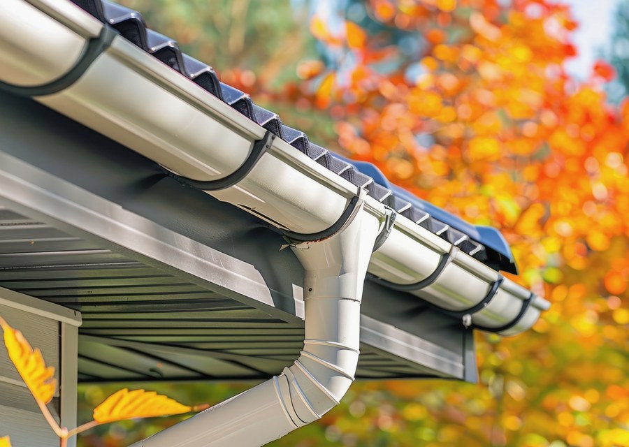 Gutter system detail — Whitney Point, NY