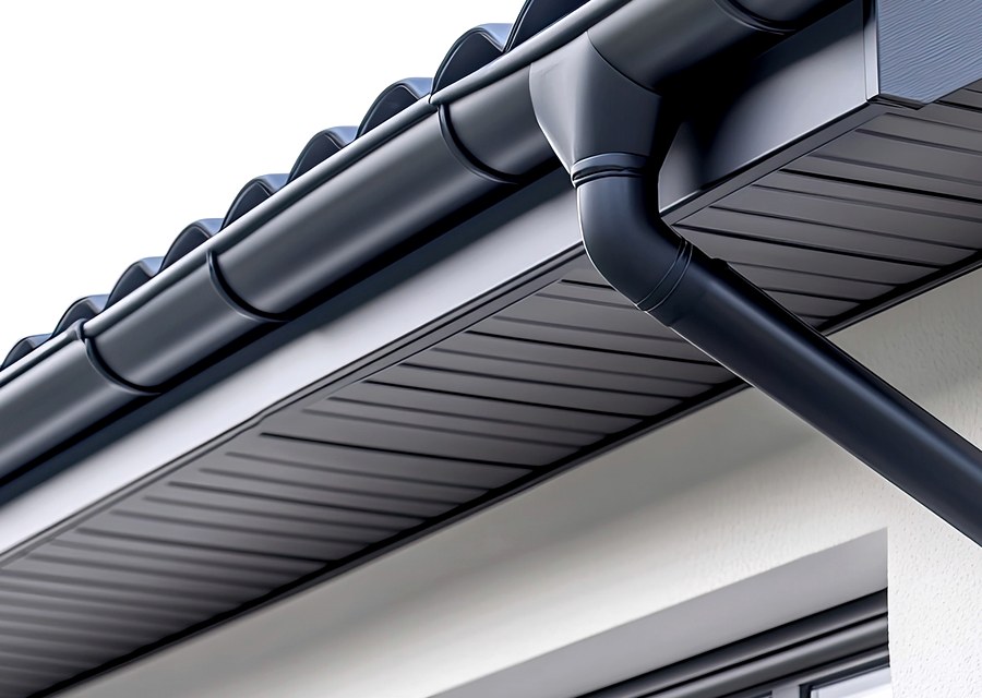 Gutter installation work — Edgartown, MA