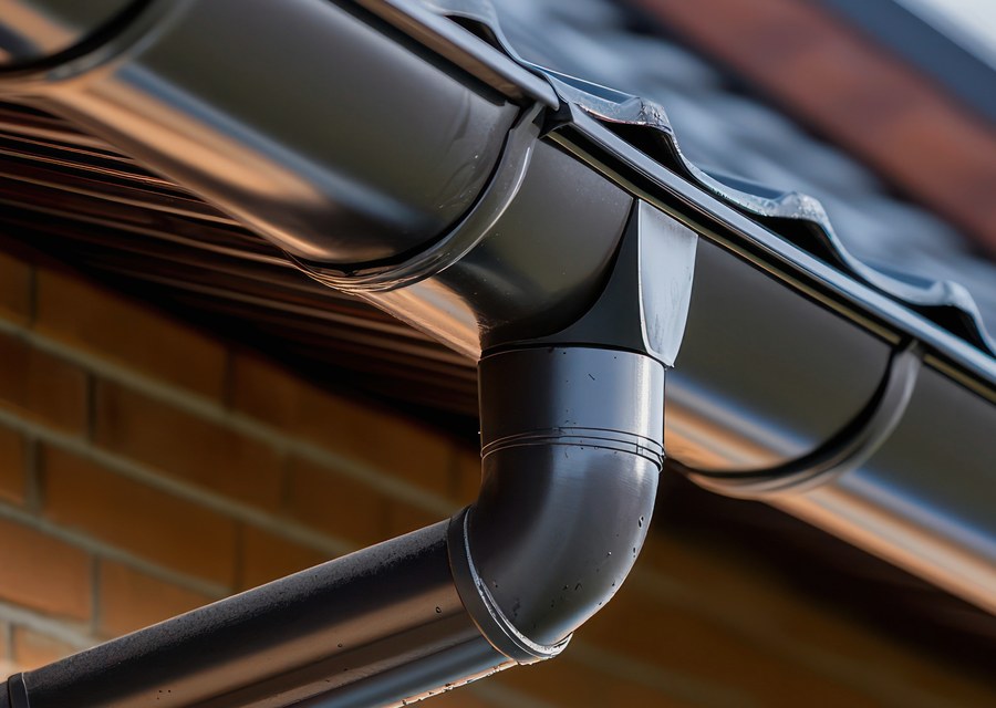 Gutter system detail — Clay, NY