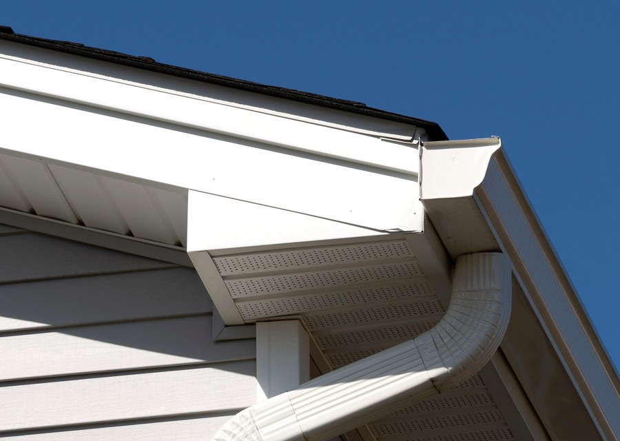 Gutter system detail — Brandon, VT