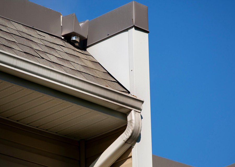 Gutter system detail — Tilton, NH
