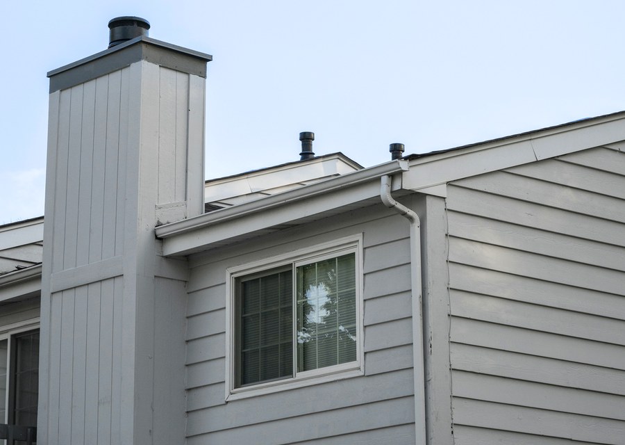 Gutter system detail — Whitefield, NH
