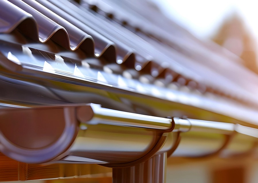 Seamless gutter and downspout work — Winchester, NH
