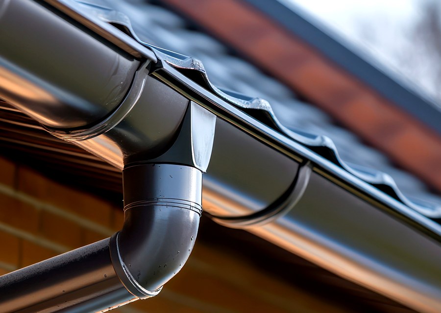 Gutter system detail — Winchester, NH