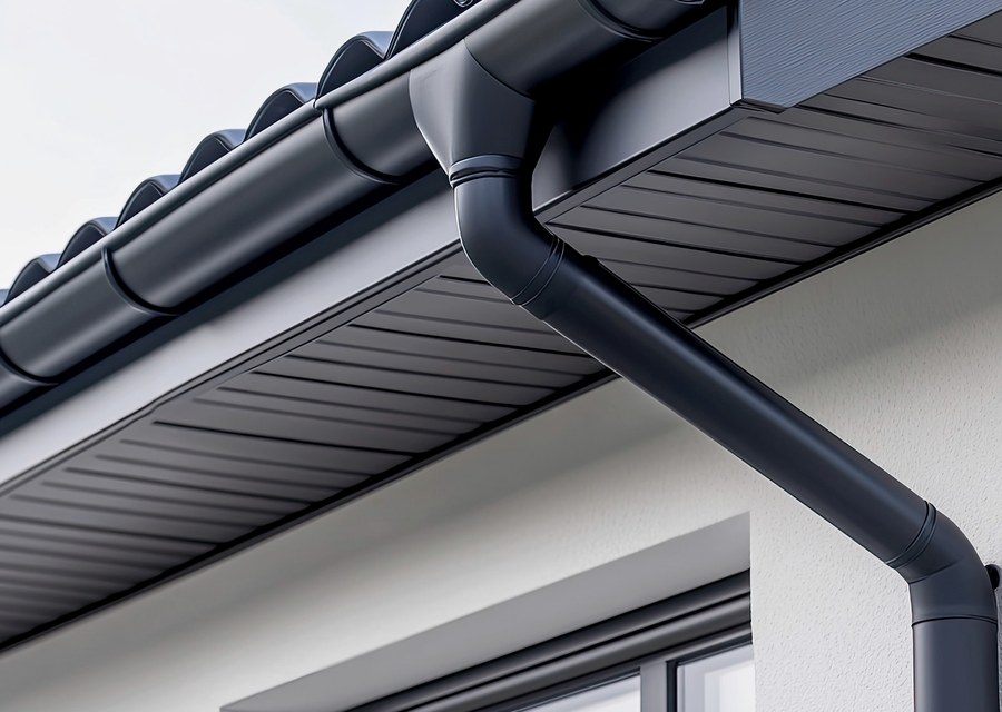Seamless gutter and downspout work — Philadelphia, NY