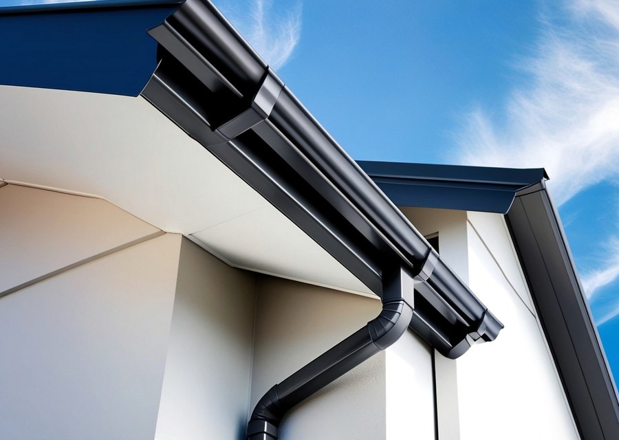 Seamless gutter and downspout work — Amherst, NY