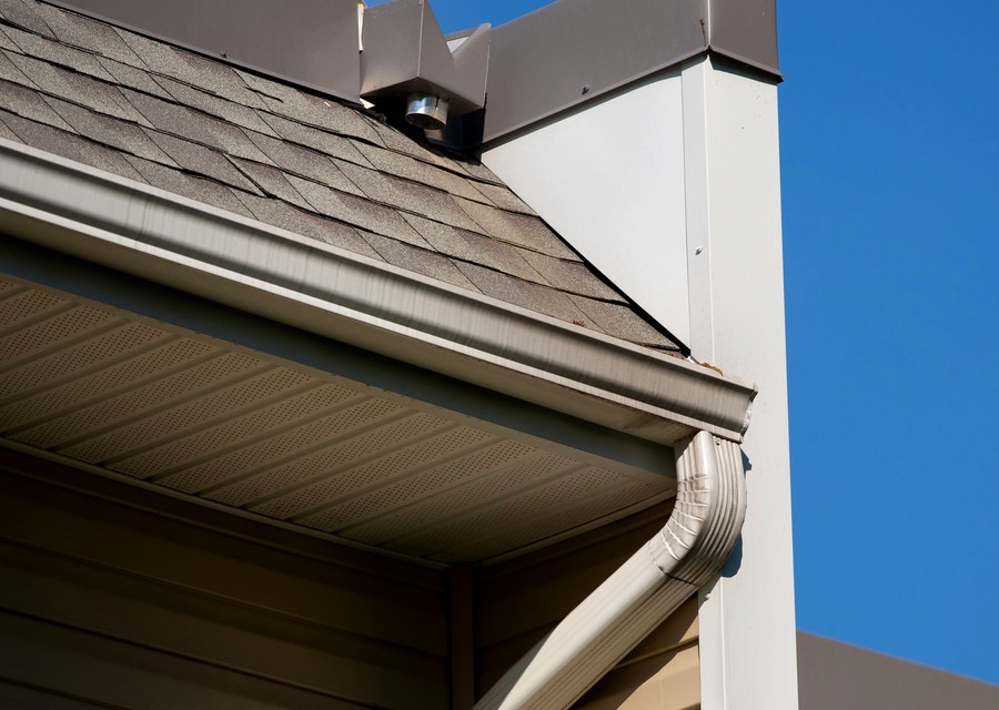Seamless gutter and downspout work — Pittsfield, NH