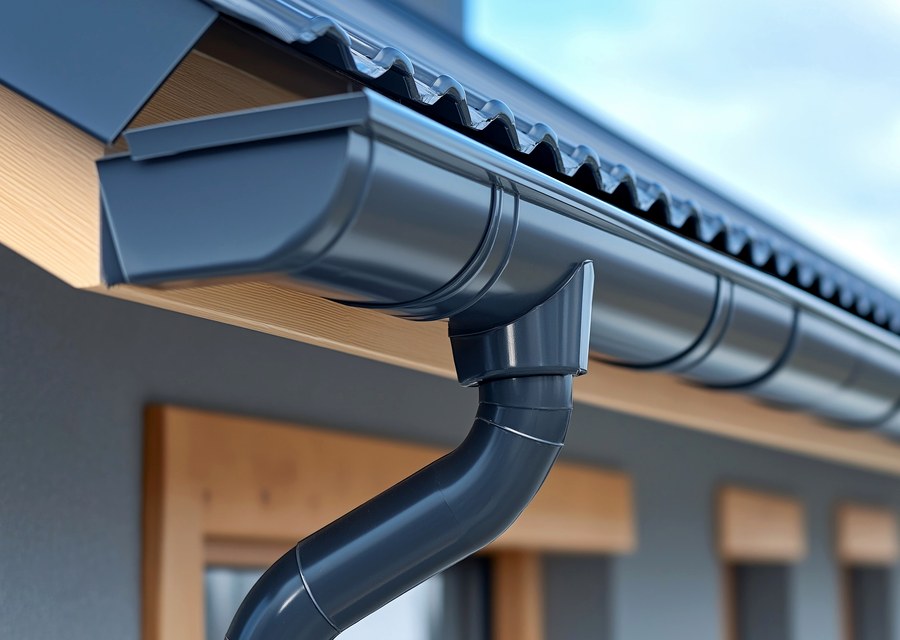 Gutter system detail — Center Harbor, NH