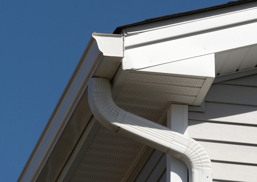 Gutter system detail — Rindge, NH