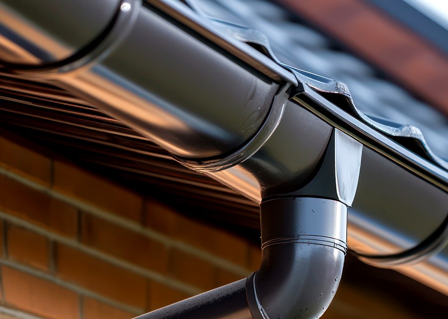 Gutter system detail — Madison, NY