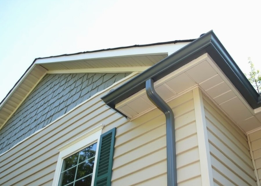 Gutter system detail — Caledonia, NY