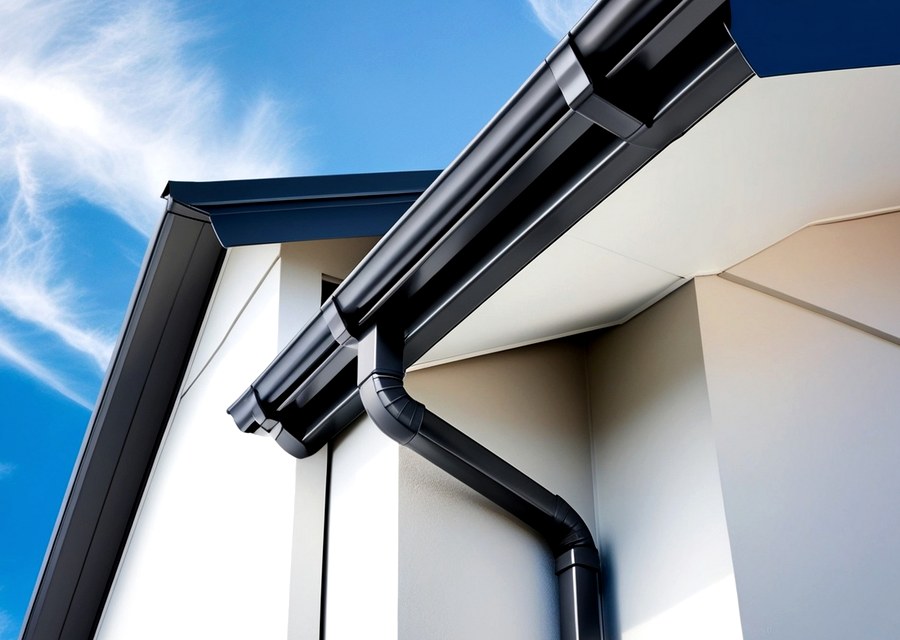 Seamless gutter and downspout work — Gilford, NH
