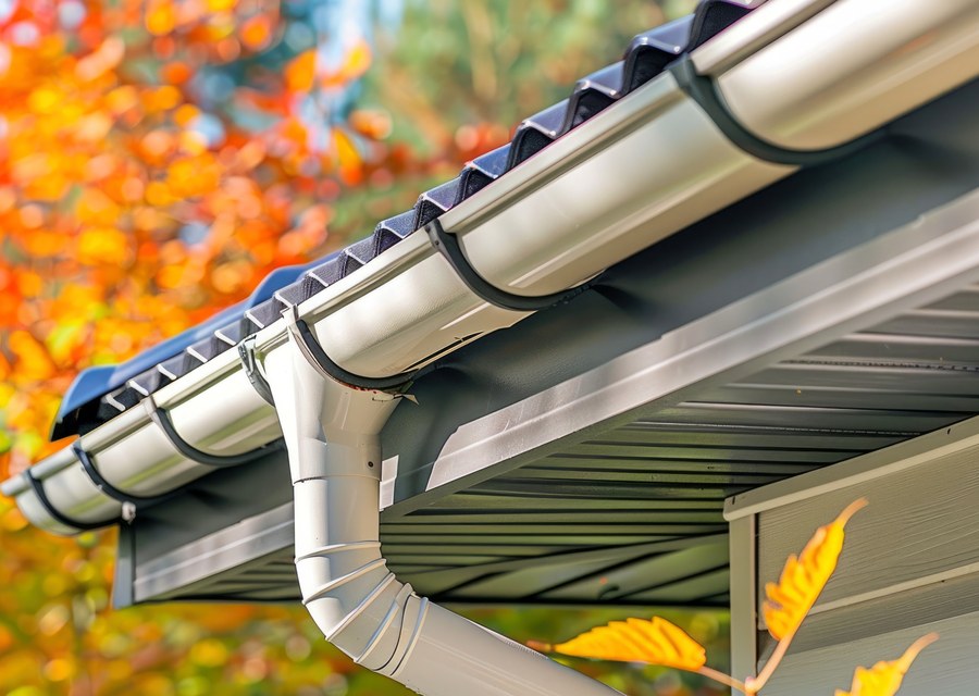 Gutter system detail — Gilford, NH