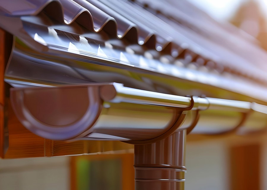 Gutter system detail — Laconia, NH