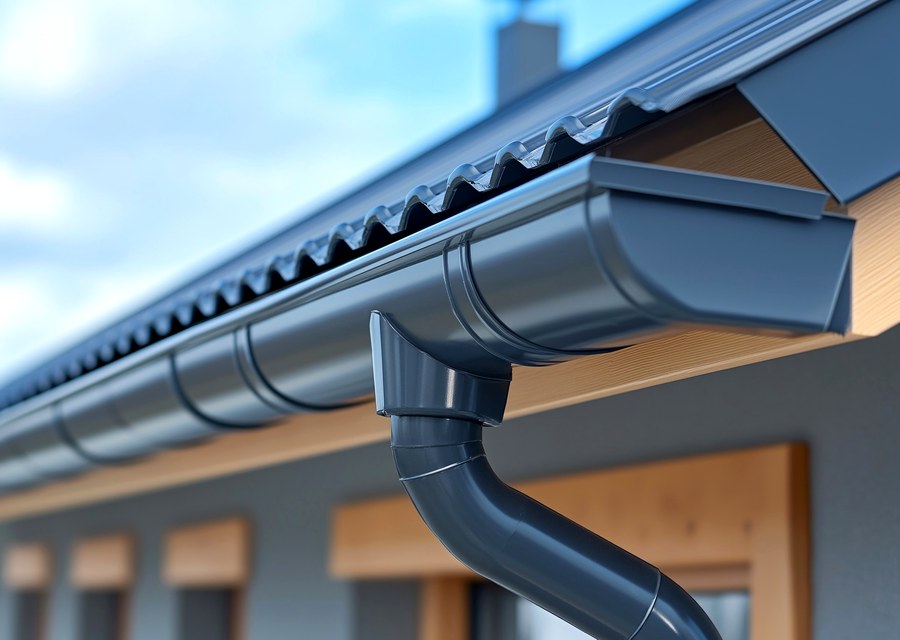 Gutter system detail — Haverhill, NH