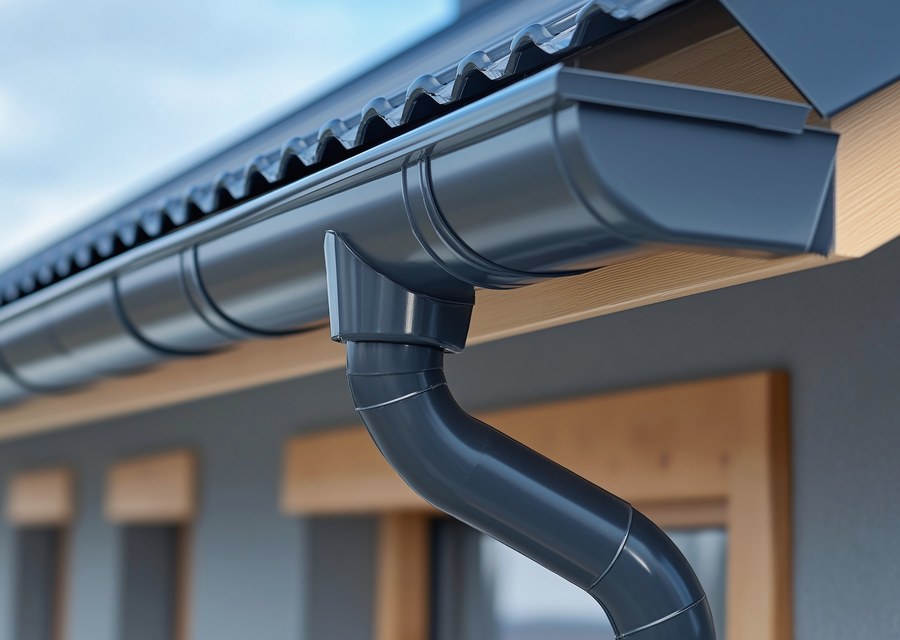 Gutter system detail — Harriman, TN