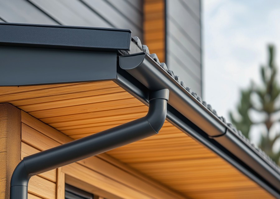 Gutter system detail — Gatlinburg, TN