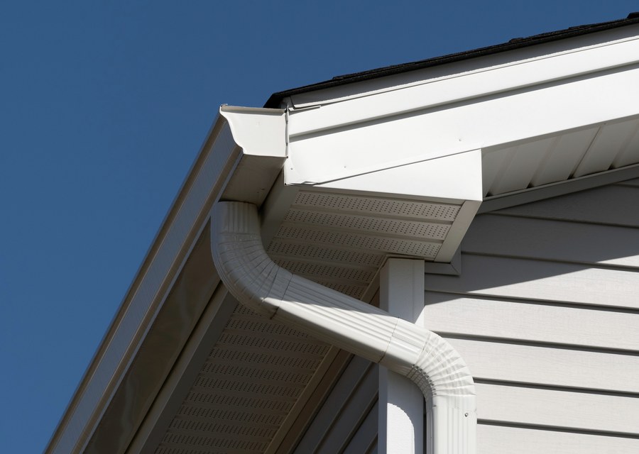 Gutter system detail — Hamlin, NY