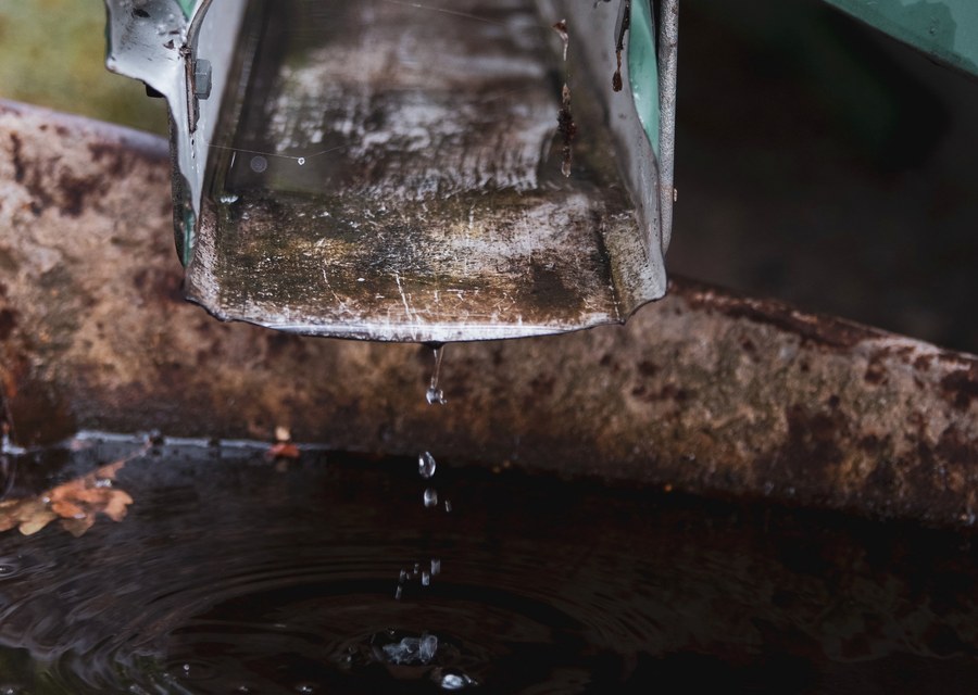 Gutter system detail — Albion, NY