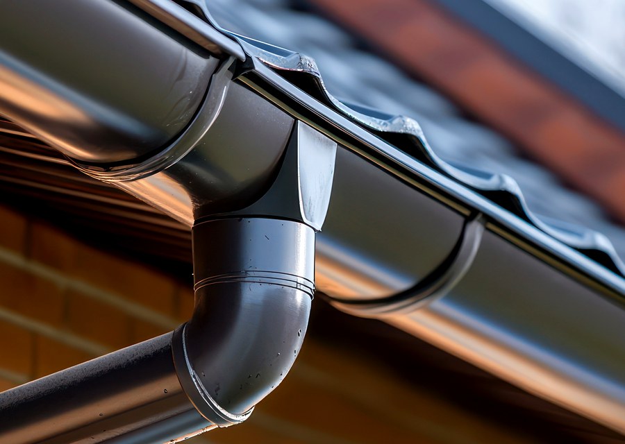 Gutter system detail — Wakefield, NH